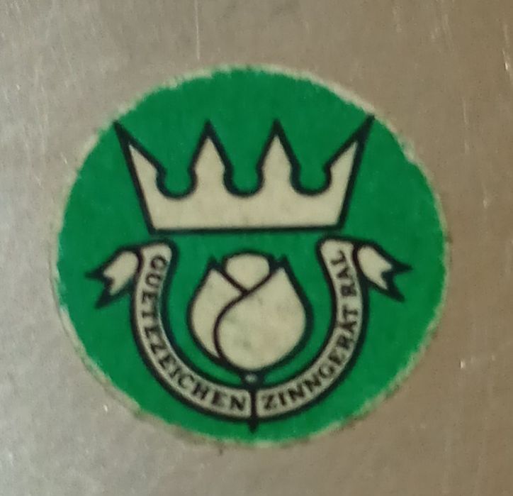 Gutezaichen Zinngeret Real 6 podstawek z cyny