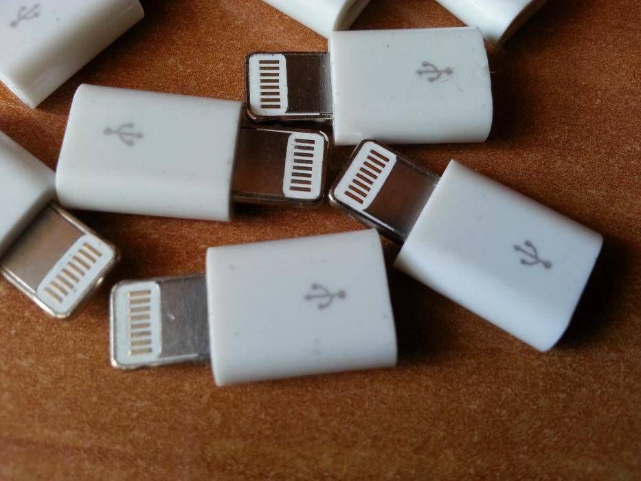 Переходник с micro USB на Lightning USB iPhone 6 iPhone 5