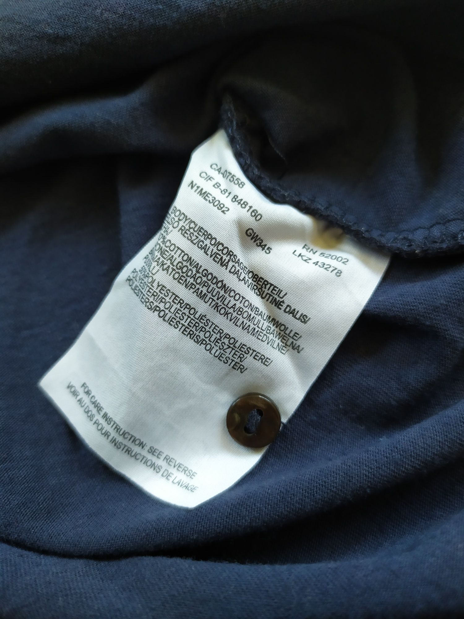 Granatowa bluzka z guzikami Mexx r. XXL