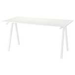 Szare Biurko TROTTEN IKEA 160x80cm