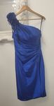 Vestido azul de cerimónia
