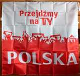 Flaga Polska 89cm x 89 cm