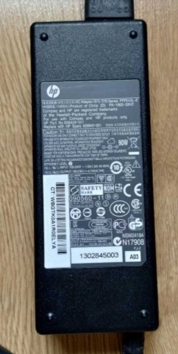 Oryginalny zasilacz HP 90 W 7,4mm - 5,0 mm