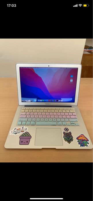 Macbook Air (13-inch, 2017) + charger + colorful keyboard protector64586136331649120