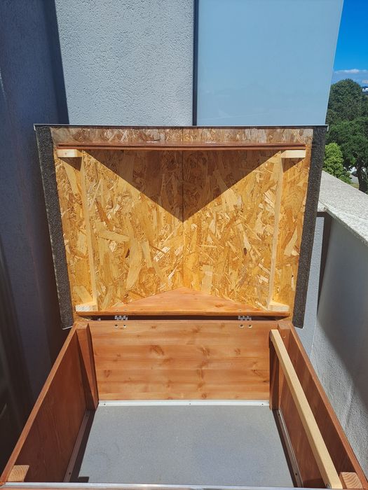 Casota com isolamento térmico