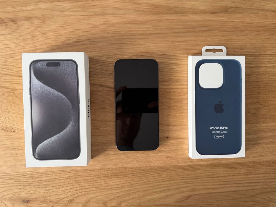 iPhone 15 Pro Czarny Tytan 91% - Wrocław - Idealny