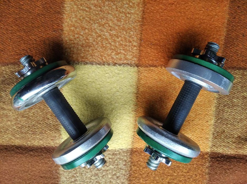 Гантели разборные по 6 кг. Грифы, блины. Гиря