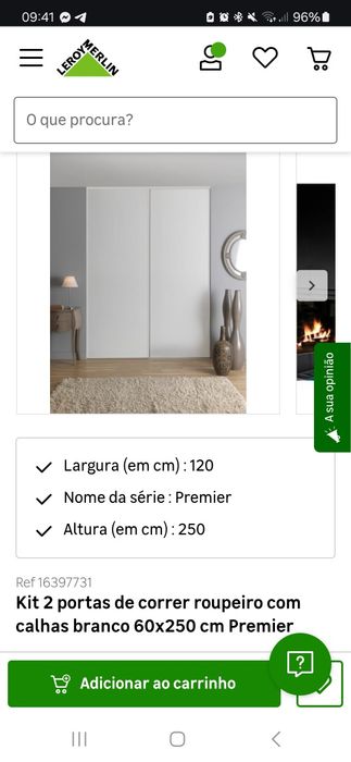 Porta de correr 1.20x2.50cm