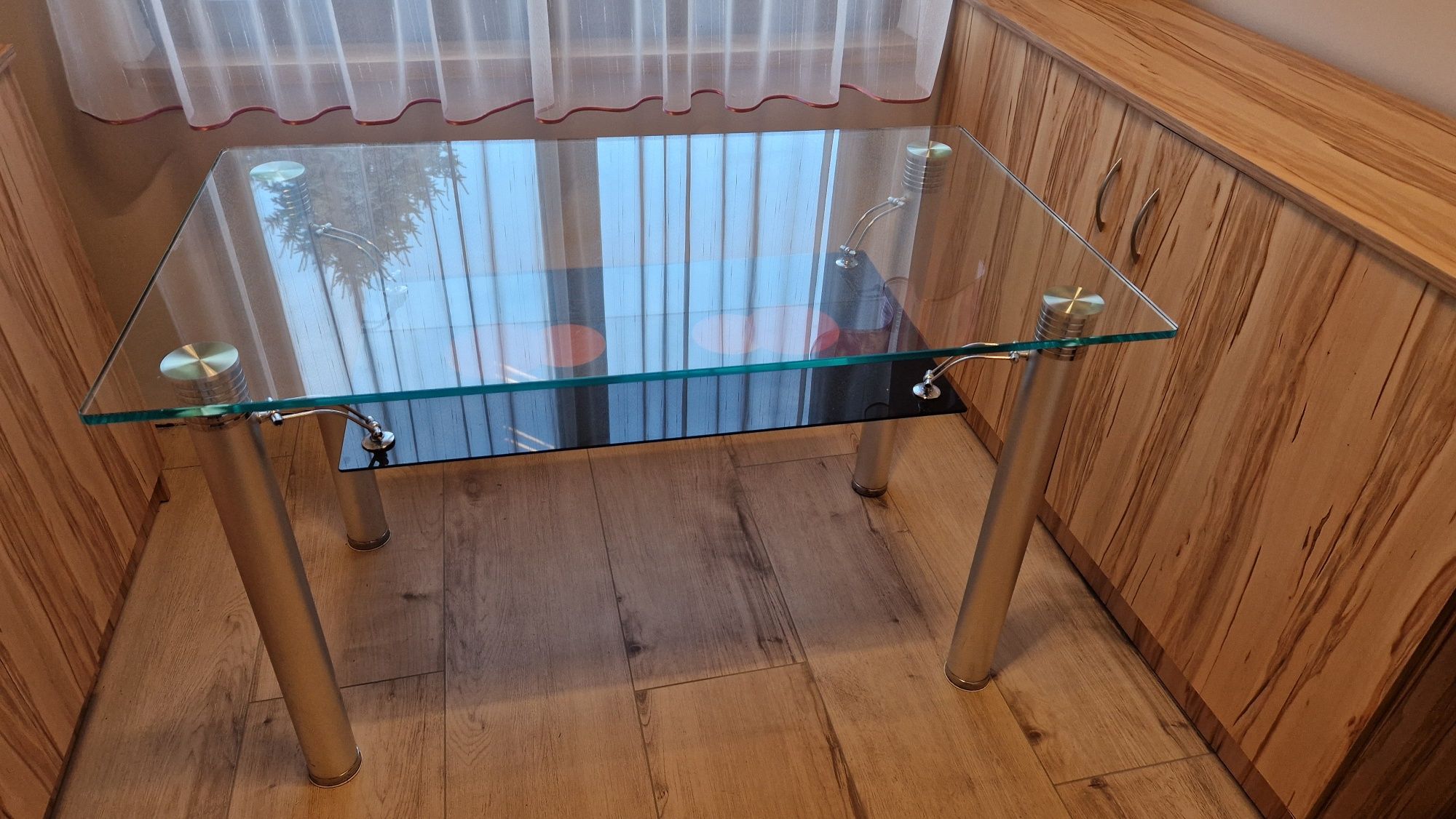 Stół szklany 120x70 cm