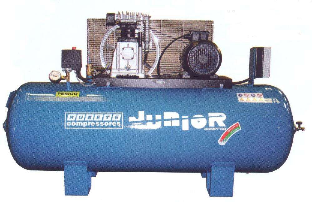 JUNIOR 300 PT SBD-Compressor ar comprimido 4 HP = 360Lt/min 10 bar Rub