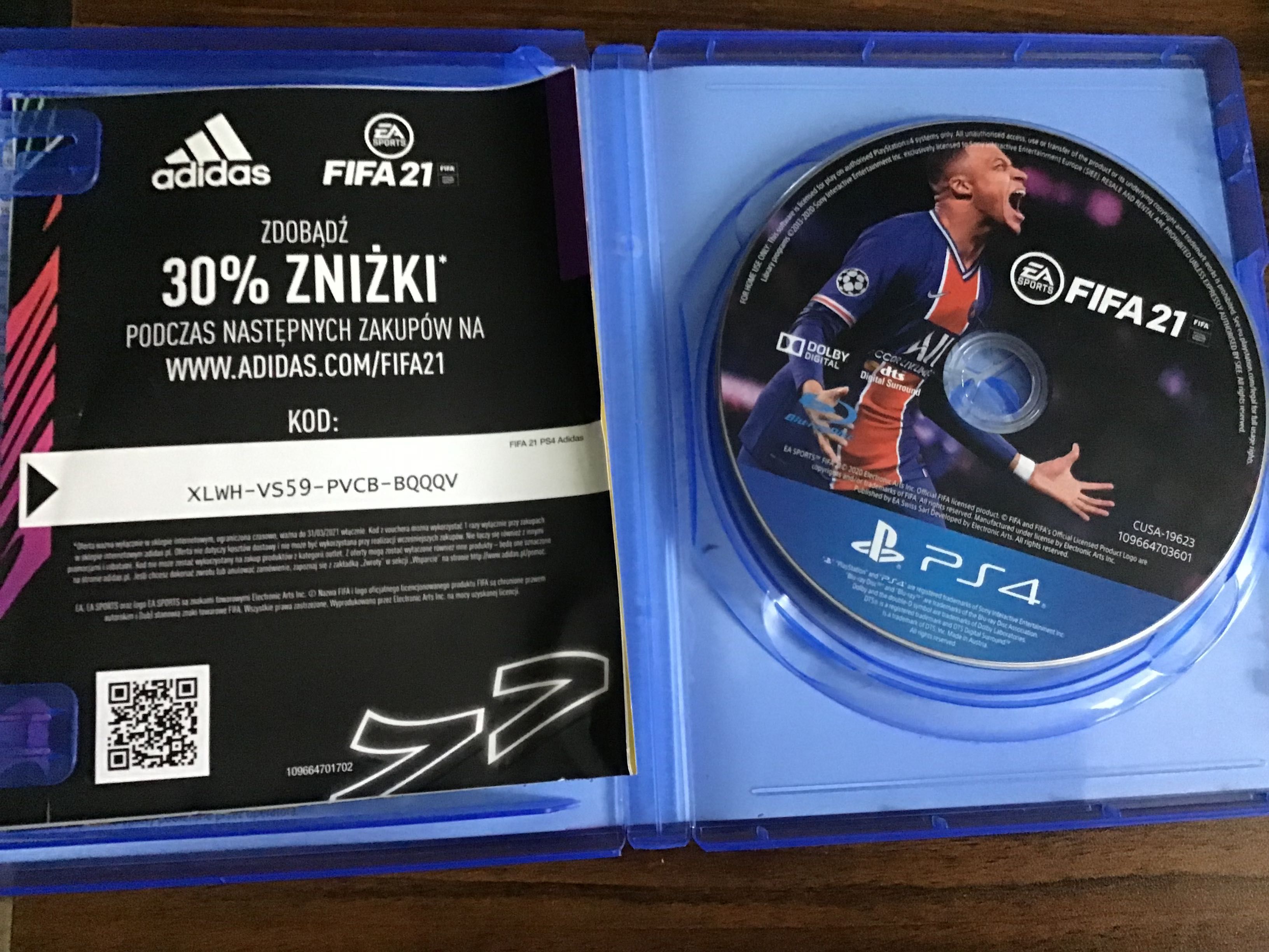 FIFA 2021 play station 4