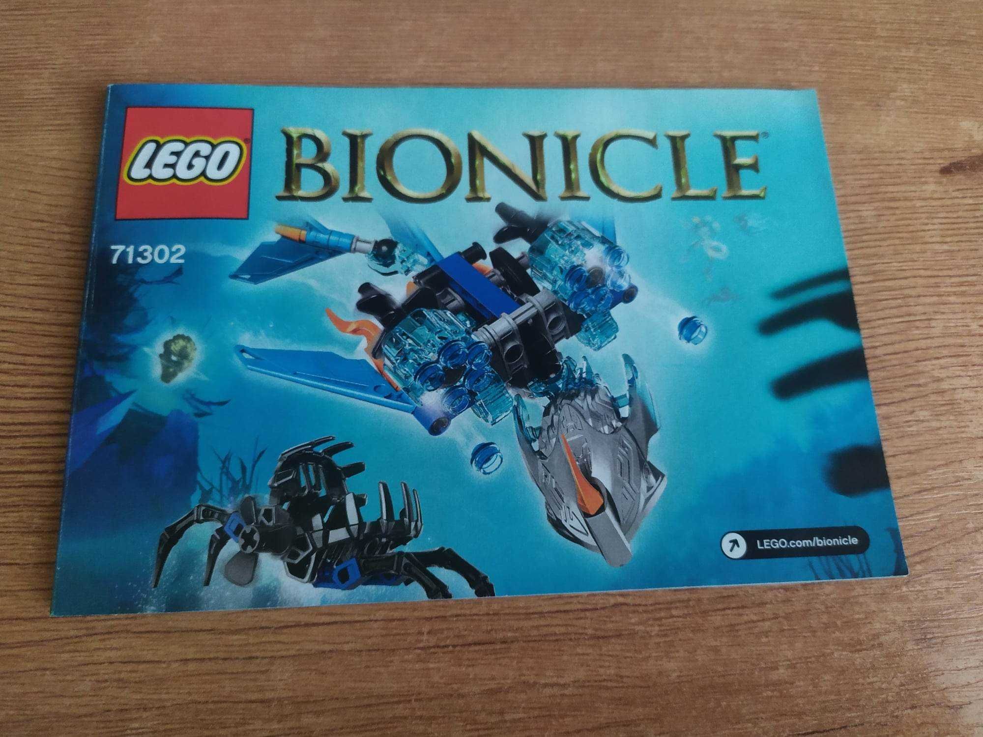 Lego Bionicle 71302 Akida Creature of Water instrukcja