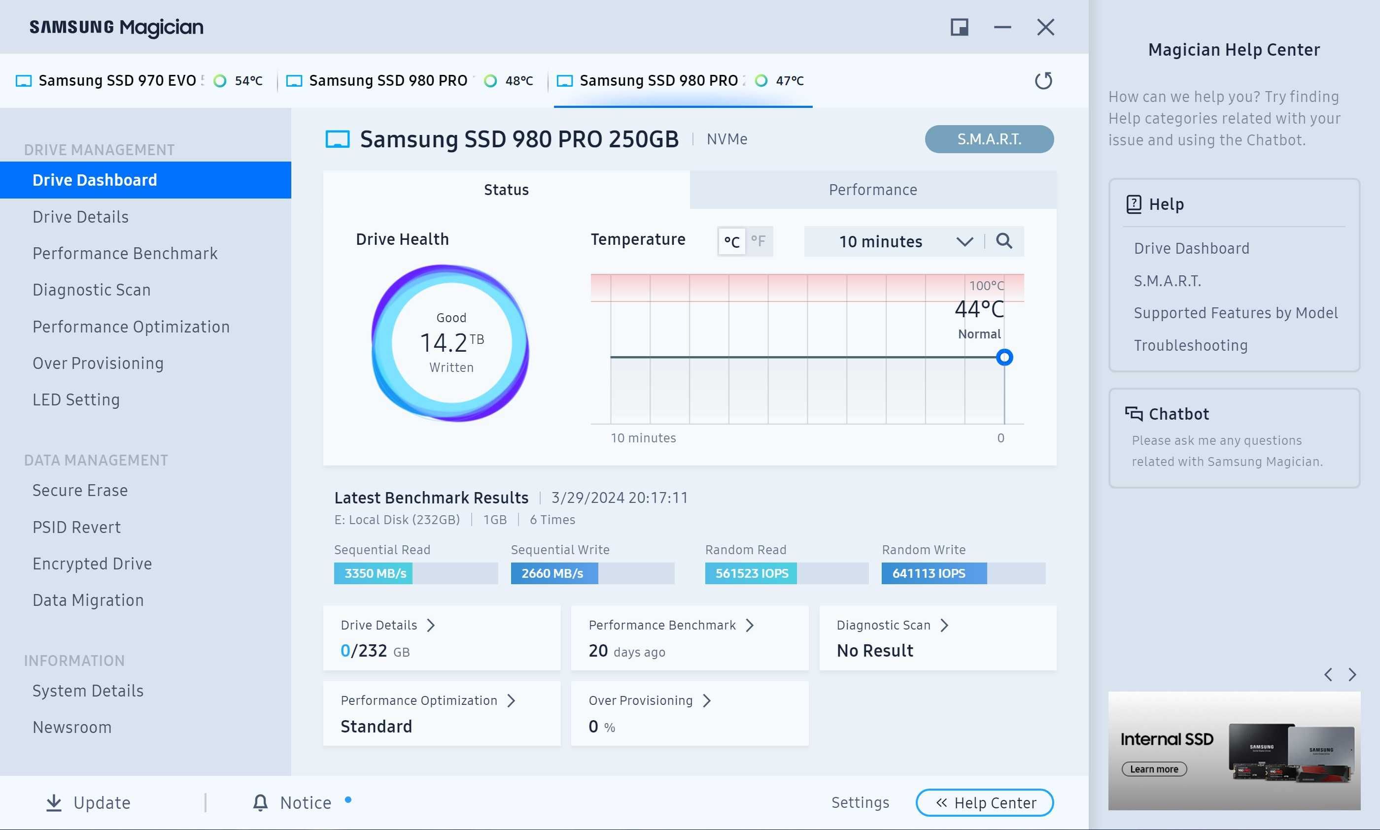 Dysk SSD Nvme Samsung 980 PRO 250GB