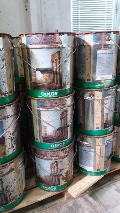 Lote 20 Latas Oikos Marmorino Naturale 20kg