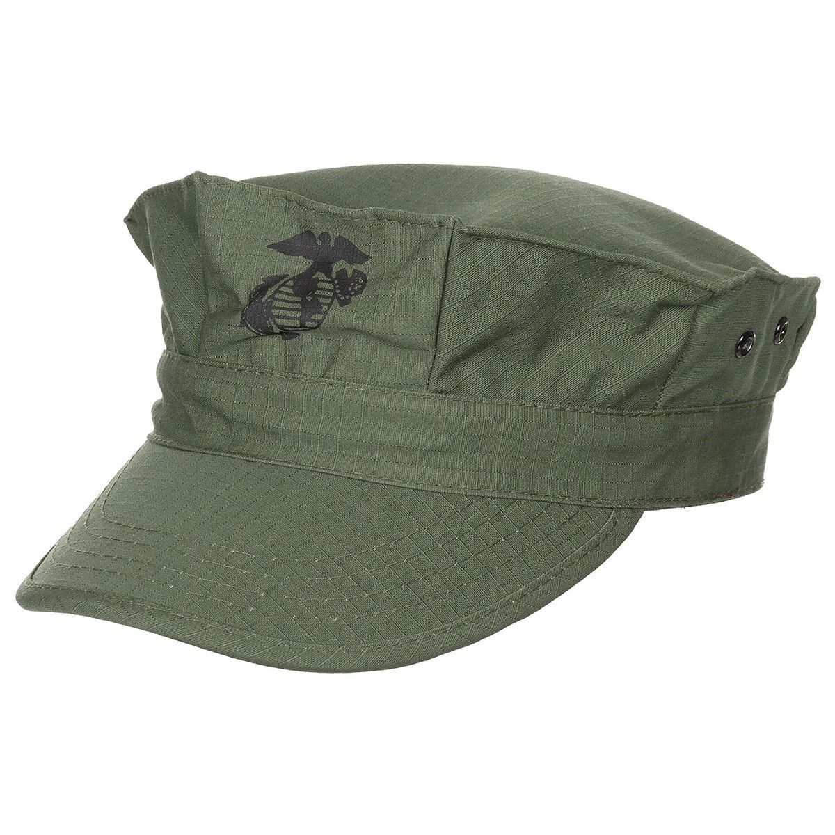czapka patrolówka marines  „USMC” rip stop L olive