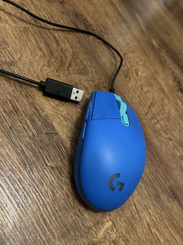 Mysz gamingowa logitech g102 niebieska