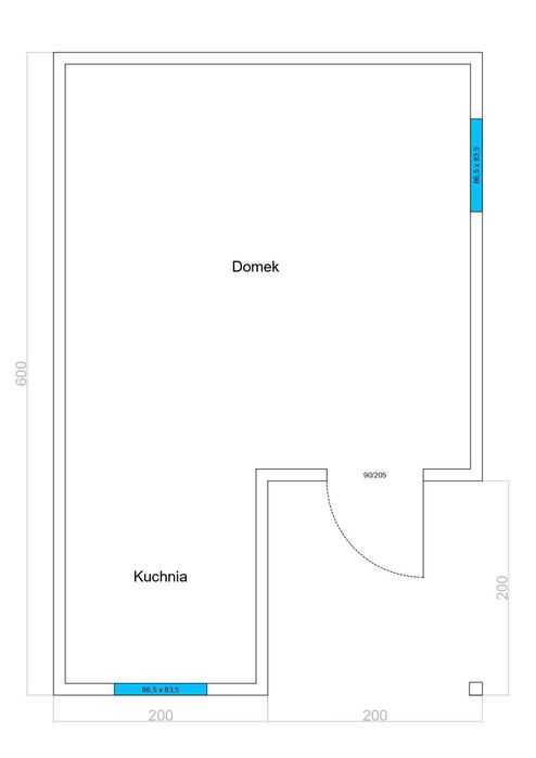 Domek drewniany, letniskowy, domki, ogrodowy, 4x6 FOX II