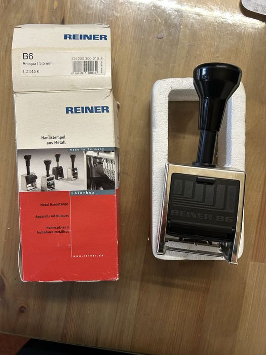 Нумератор автоматичний REINER B6, 5.5mm