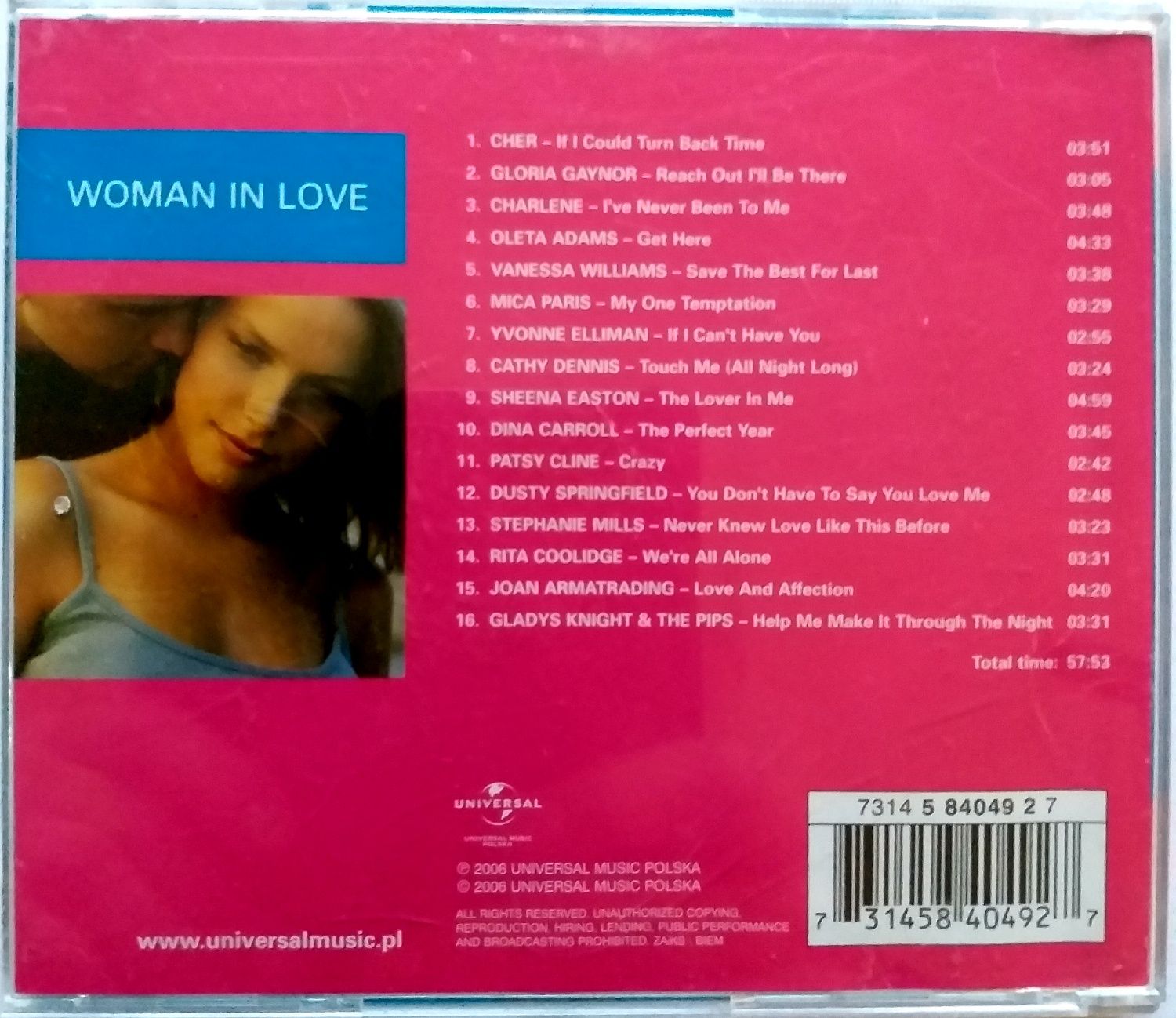 Woman In Love 2006r Cher Gloria Gaynor