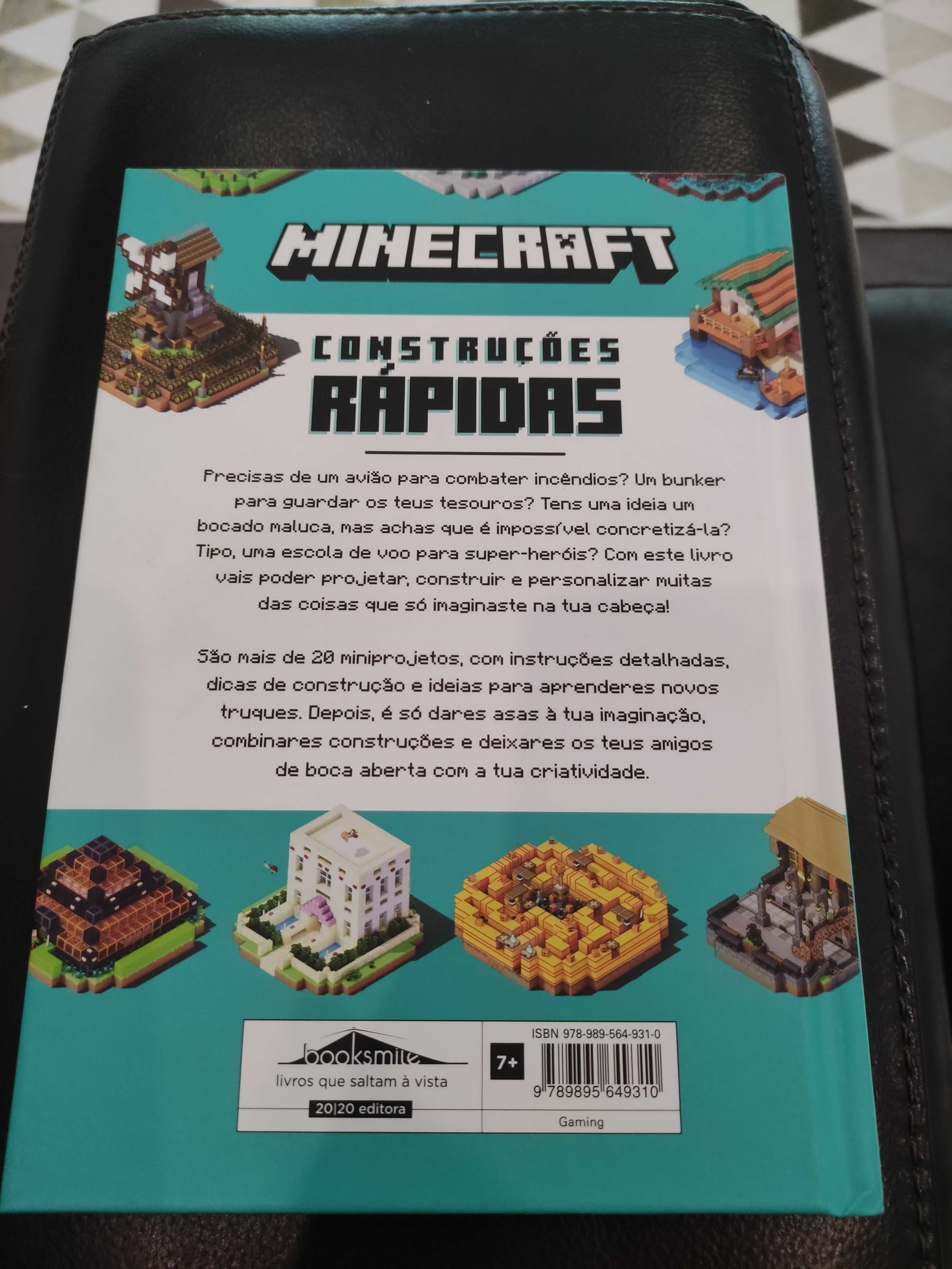 Livro de Minecraft Construções Rápidas(20 mini projetos)