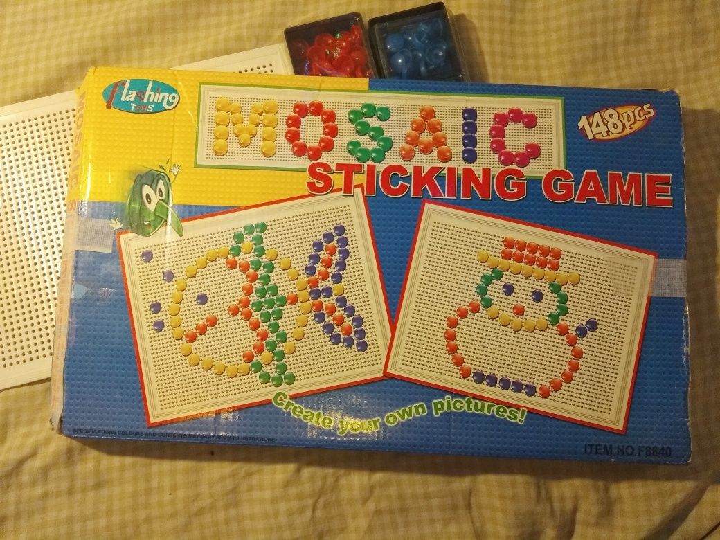 Układanka Mozaika MOSAIC STICKING GAME 148pcs - Zestaw Plastyczny