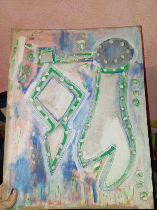 Pintura Fernando Jorge em cartão