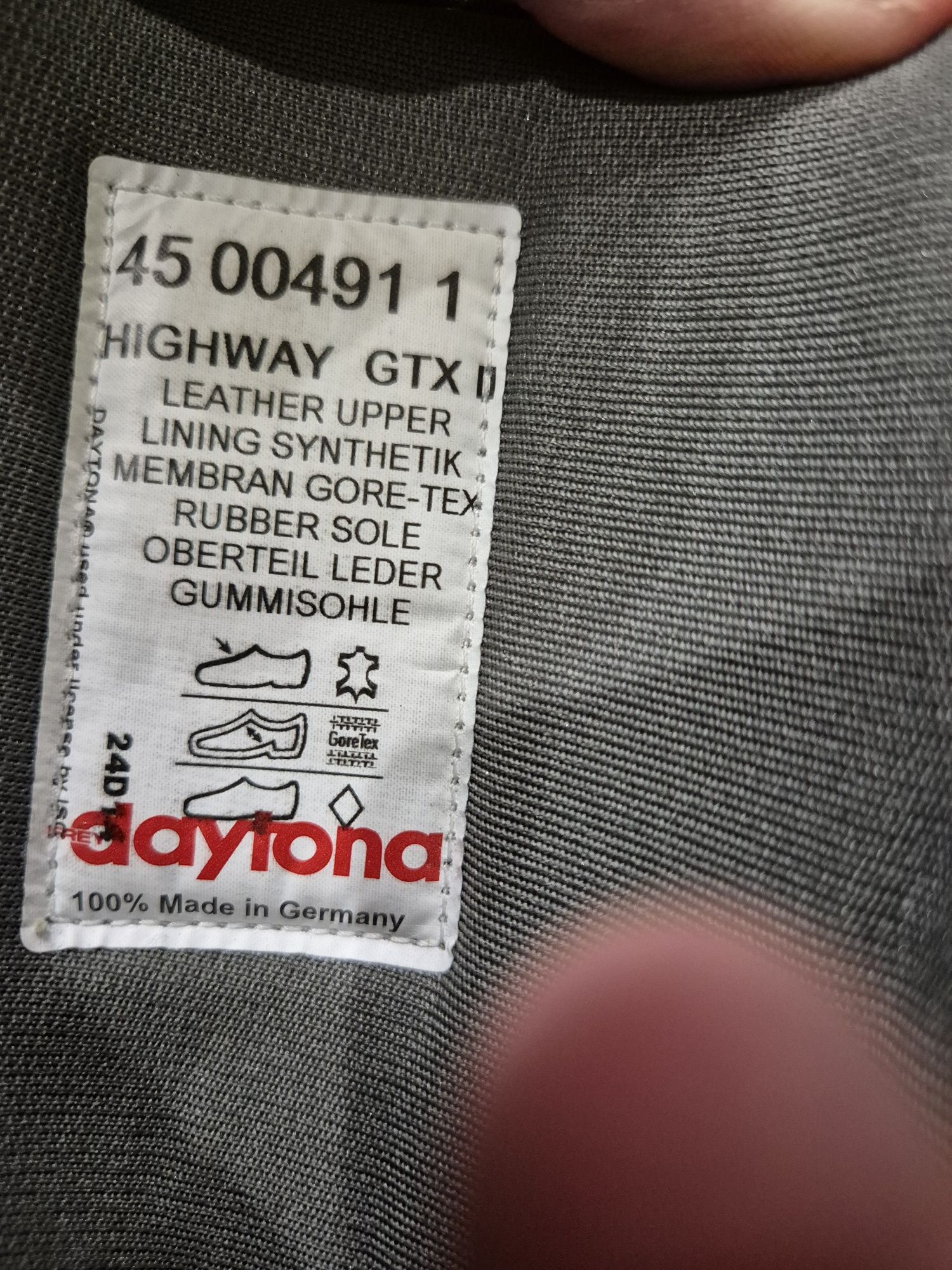 Harley Davidson Daytona Gtx ll roz.45 29cm Gore-Tex