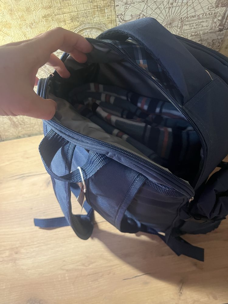 Рюкзак для пікніка з набором посуду та ковдрою Eono Cool Bag