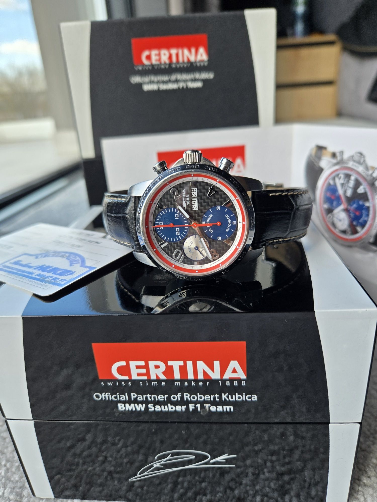 Certina DS Podium Robert Kubica full set stan idealny