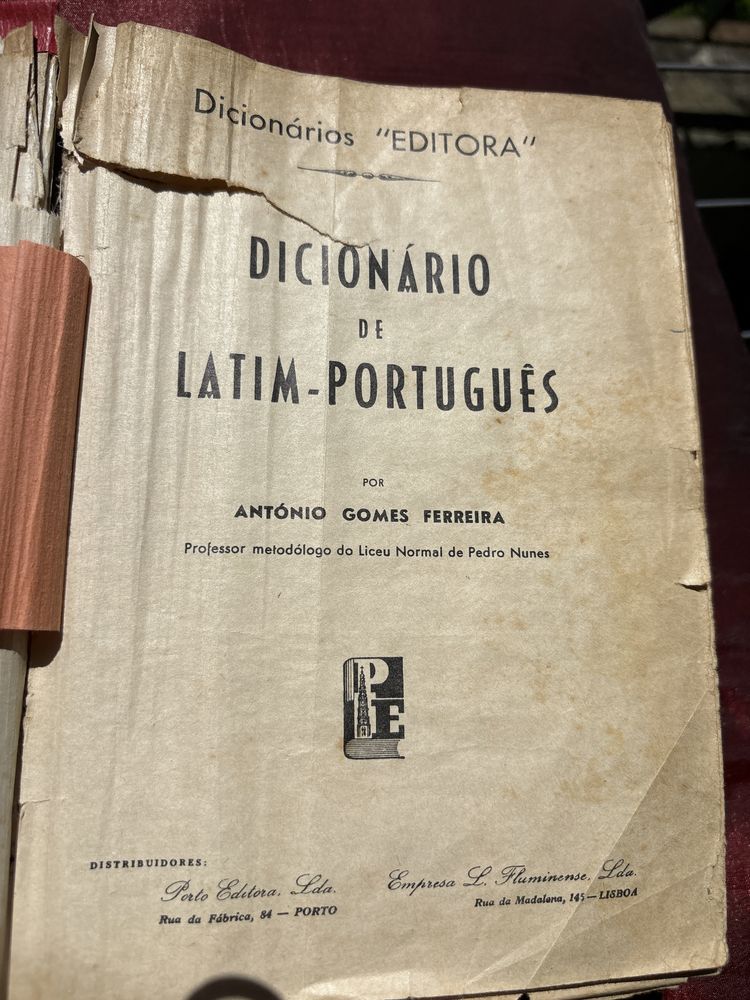 Dicionario de latim-portugues antigo