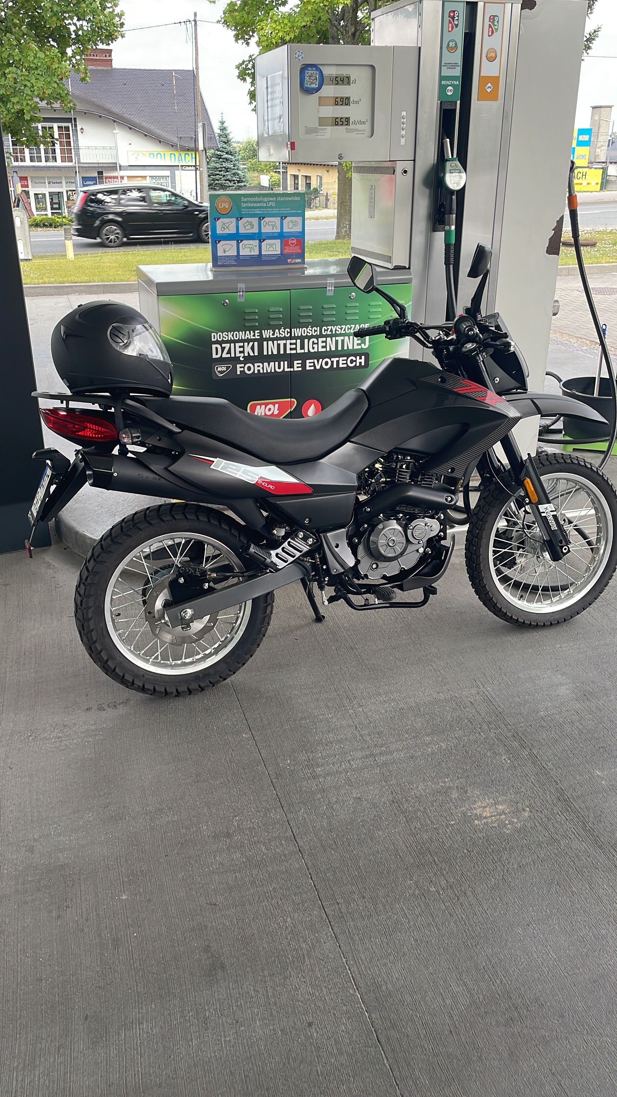 Motocykl Keeway tx125 kufer, nowy napęd, enduro, piękny