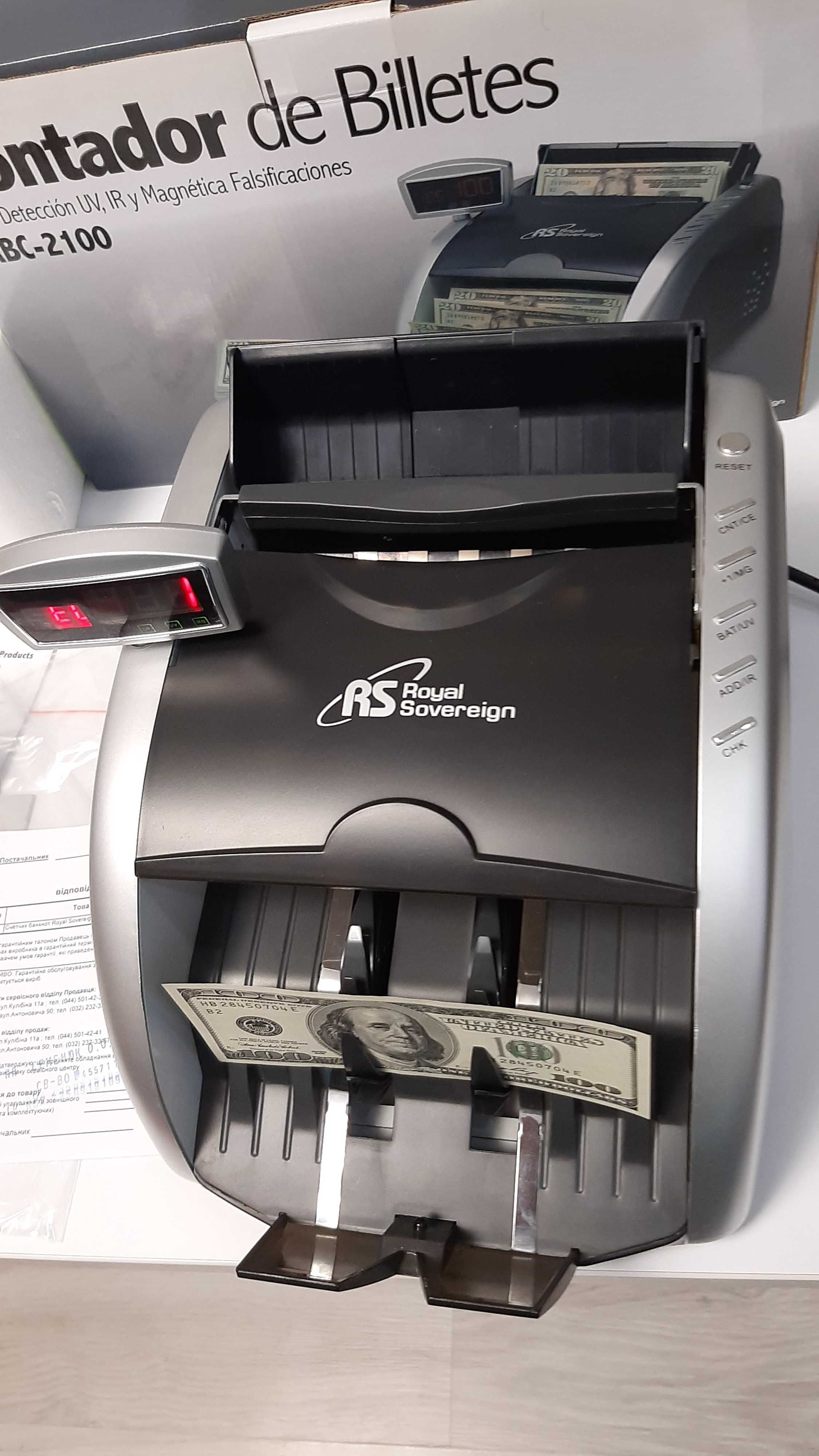 Счетная машинка для денег купюр Royal Sovereign RBC-2100