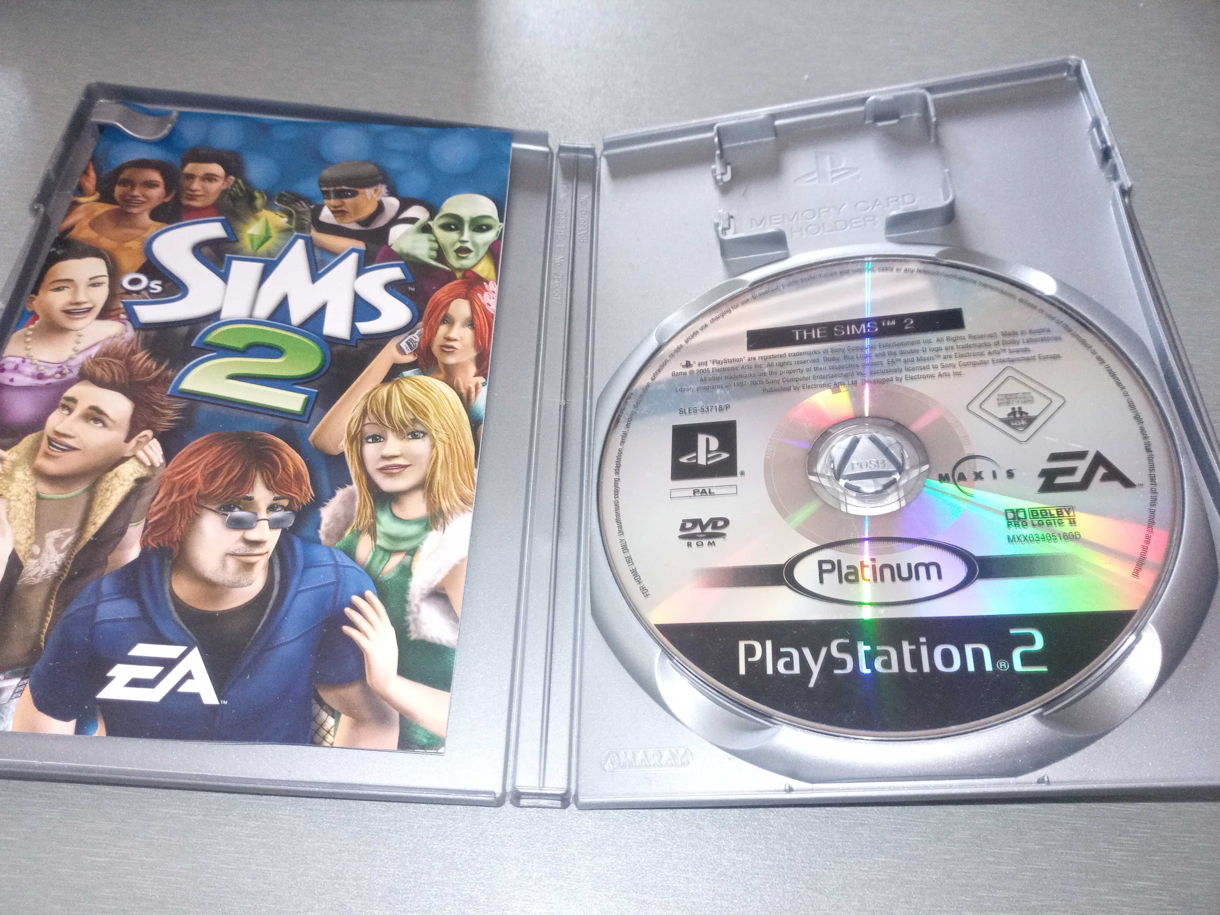 Sims 2 PS2 jogo PlayStation 2