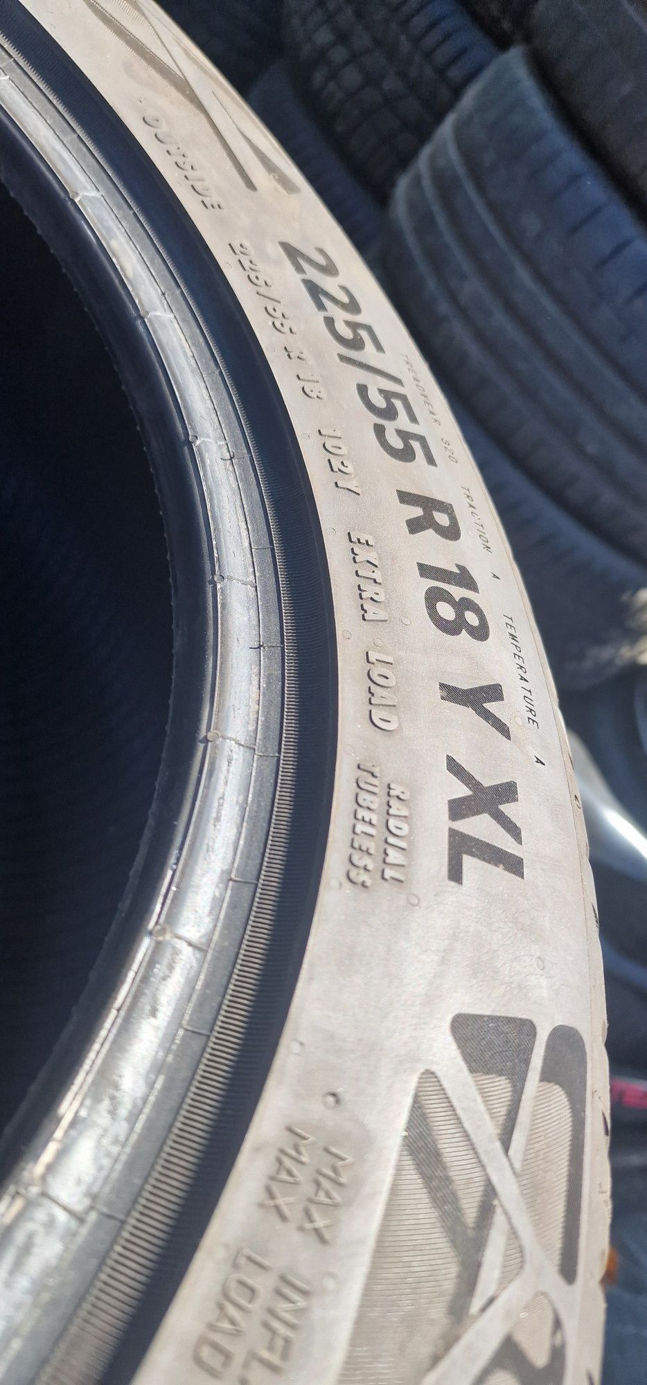 Opony Letnie R18 225/55-6.5mm-Montaż-23rok