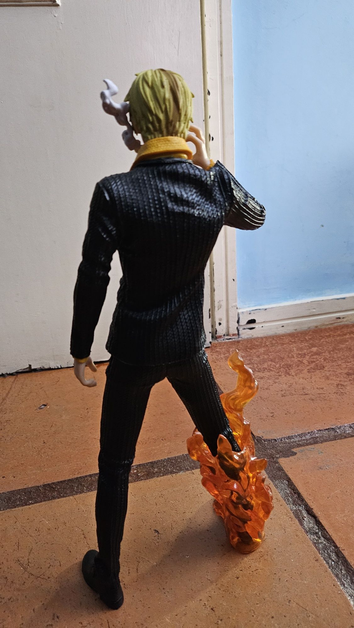 Anime figura One Piece Sanji O Cozinheiro com 35cm novo sem caixa