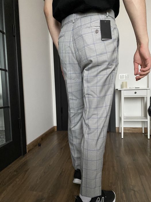 Брюки чоловічі вкорочені ASOS tapered trousers