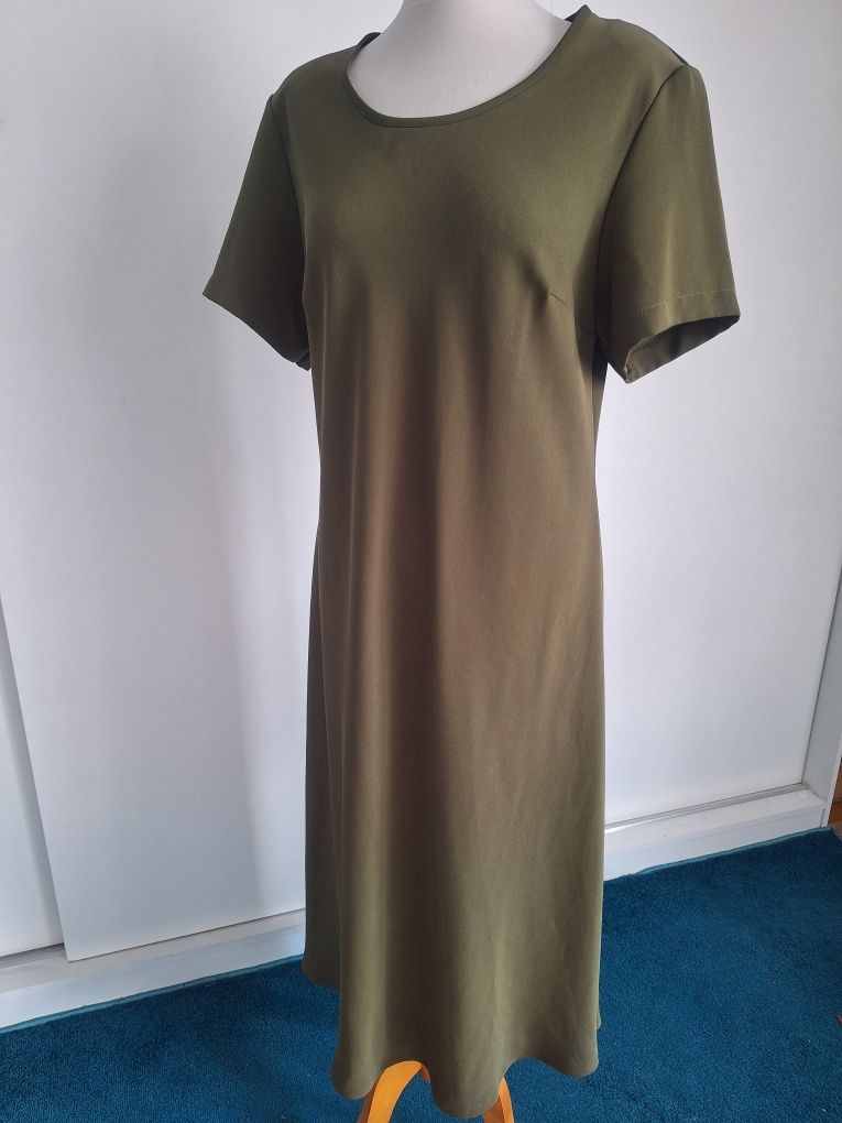 Duza sukienka khaki 5xl