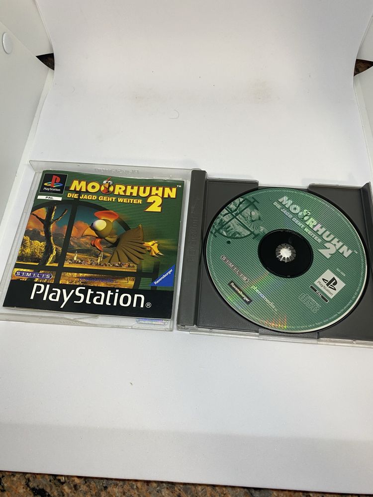 Gra Moorhuhn 2 Die Jagd geht weiter PSX PS1 Play Station 1 pudełkowa
