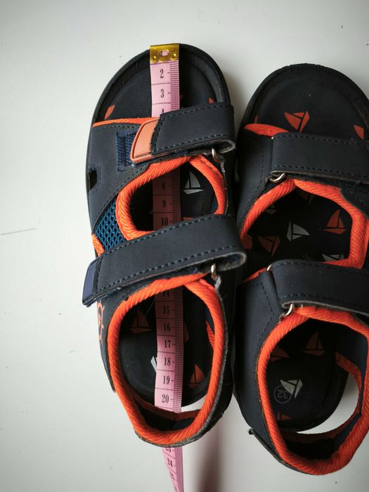 Sandały letnie 32, dł wkładki 19cm