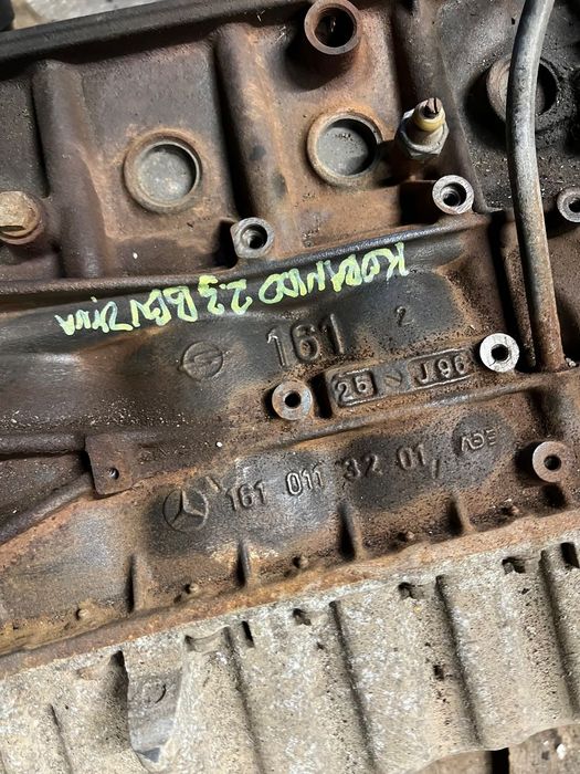 Dół silnika blok wał tłoki ssangyong korando  2.3benzyna