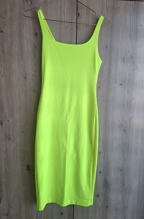 Neonowa sukienka ZARA