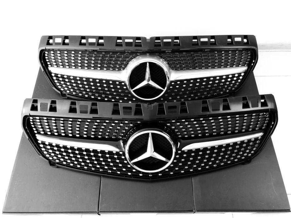 Решетка радіатора Mercedes A-Class w176 diamond решітка Мерседес