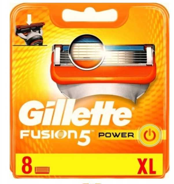GILLETTE FUSION5 POWER wkłady ostrza wymienne 8 sztuk