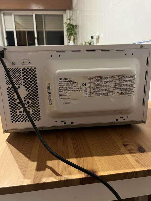 Microondas com descongelação