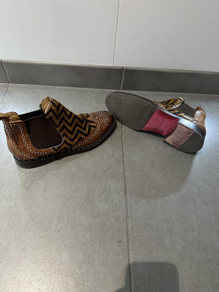 Piękne, skórzane buty damskie firmy Melvin & Hamilton