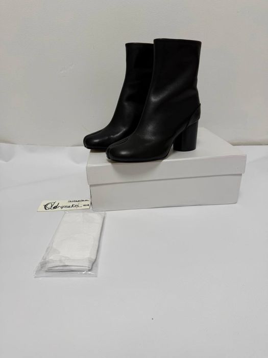 кеды каблуки таби Maison Margiela Tabi Leather mm6