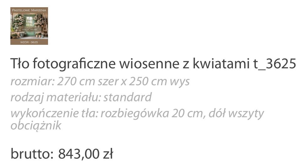 Tło fotograficzne Pastelowe Marzenia , kwiaty, drzwi