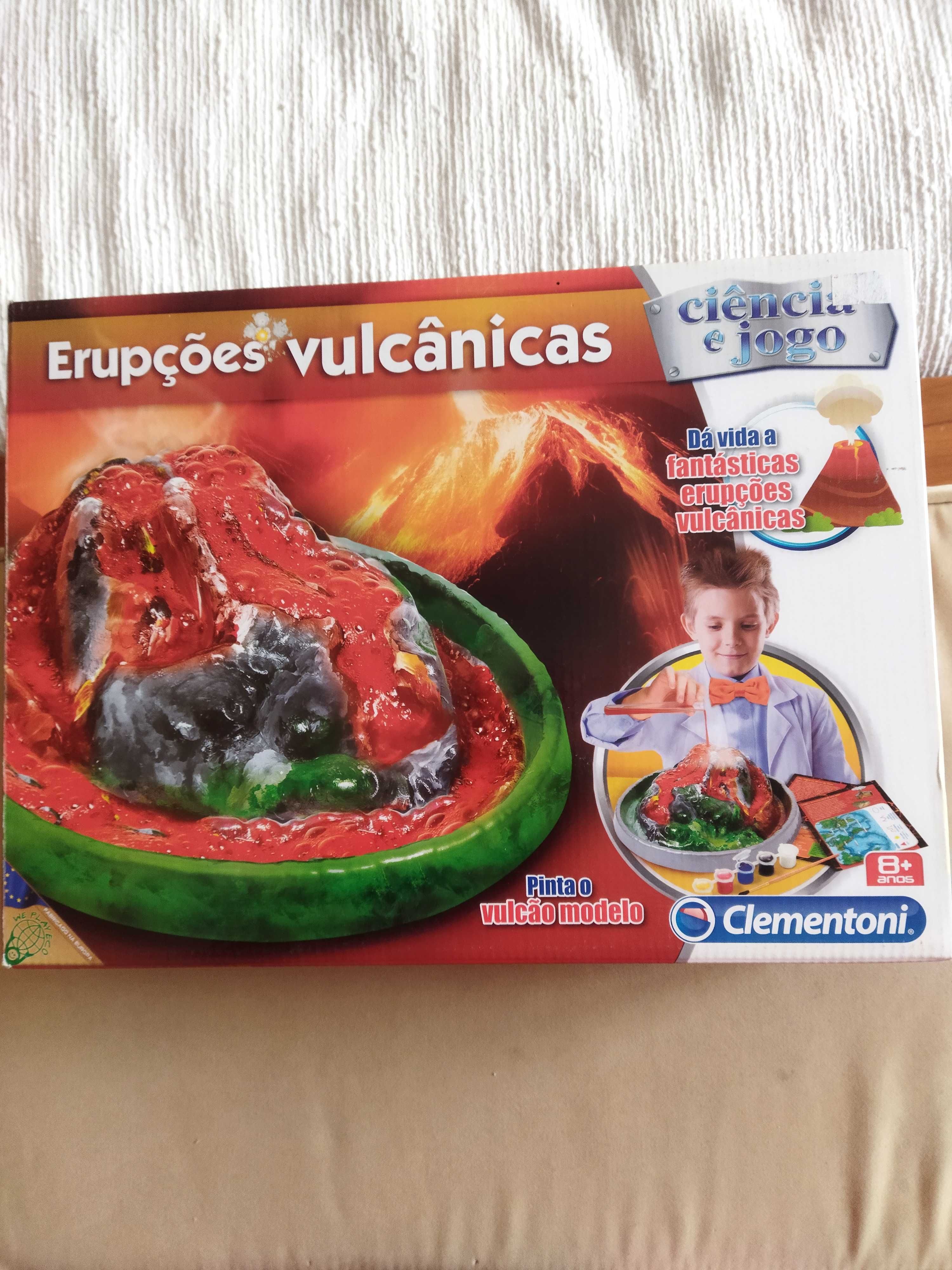 Jogo erupções vulcanicas