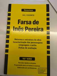 Livro Resumos Farsa de Inês Pereira