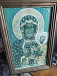 Stary obraz zdjęcie Maryja z Jezusem